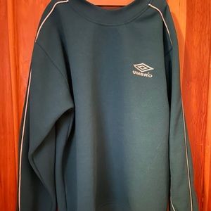 Teal UMBRO pullover sweater size medium
